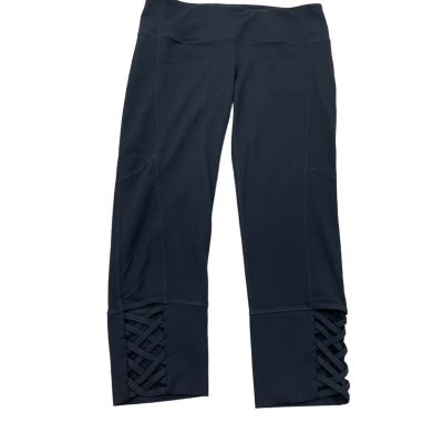 Athleta Capri Leggings Black size M Workout Leggings Cute Workout Jogging