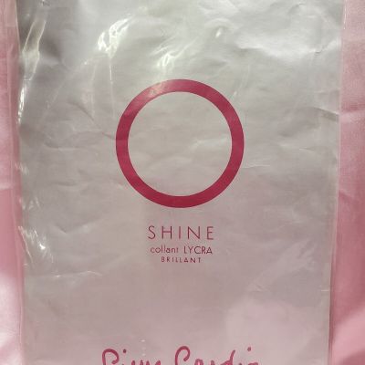PIERRE CARDIN Shine Pantyhose Color Natural Sz 1 Tights ITALY Lingerie