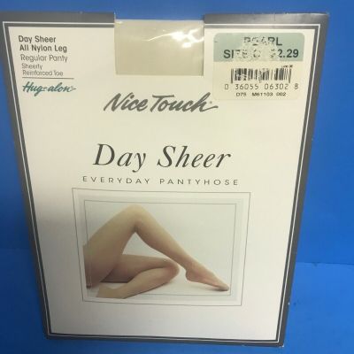Sears Nice Touch Day Sheer Everyday Pantyhose Regular Panty Pearl Size C