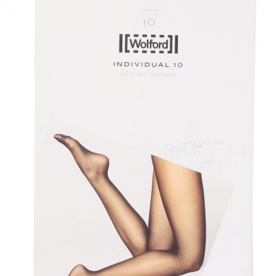 Wolford L125016 Womens Cosmetic Individual 10 Denier Sheer Matte Tights Size XL