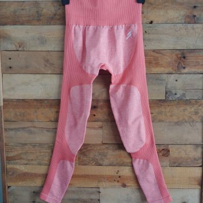 DO YOU EVEN Women's S Impact Seamless Leggings Yoga Workout Pants NEW Coral Pink