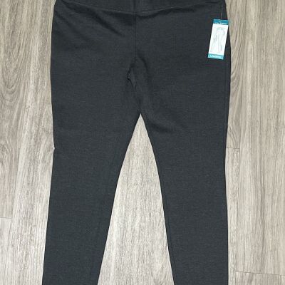 Slim Factor by Investments Plus Size Ponte Knit Wide Waistband Legging. Size 1X