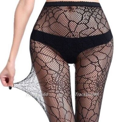 Women Pantyhose Stocking Tights Plus Size Thigh Socks Fashion Spider Net Hosiery