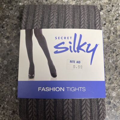 Secret Silky Fashion Tights CHARCOAL Size D