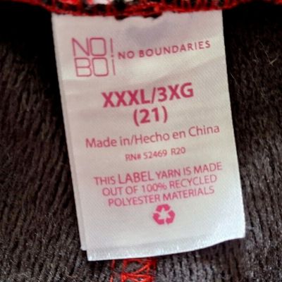Women's Size XXXL/3XG Christmas Gnomes Lounge Pajama Bottom Lined No Boundaries