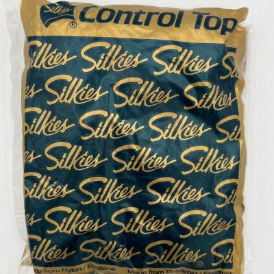 Silkies Control Top Pantyhose Jet Black X-Large Queen 070508