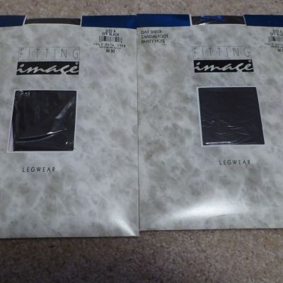 SALE Lot of 4- Modern Woman fitting image pantyhose, Off black & Taupe, size: A