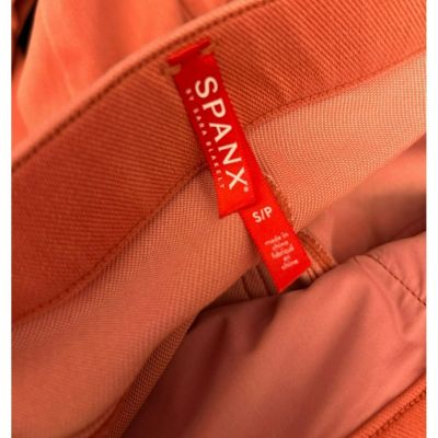 Spanx Women's Pink Coral Jean-ish Ankle Leggings Size Small Regular Style 20018R