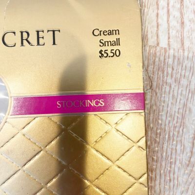 Victoria's Secret Vintage Silky Sheer Stockings Small
