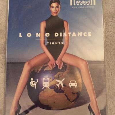 Wolford LONG DISTANCE 'Support' TIGHTS/pantyhose  SIZE SMALL COSMETIC