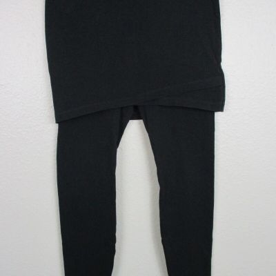 CAbi M'Leggings Extra Small Black Skirted Leggings Style 5510 Cotton Blend