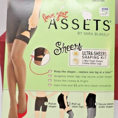 Spanx Assets by Sara Blakely Ultra Sheers Shaping Kit 845B - Nude Size 5