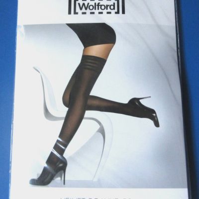 Wolford Womens VELVET DE LUXE 50 STAY-UP Size M 12-14