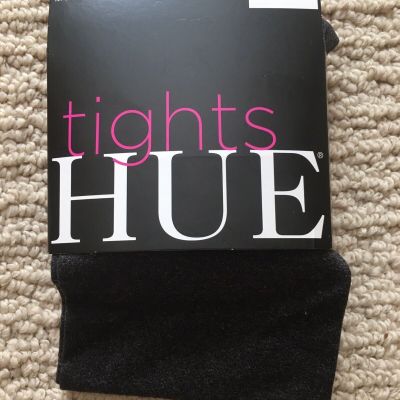 HUE WOMENS TIGHTs SIZE 1 XSMALL Control Top Ultimate Opaque Graphite DARK GRAY