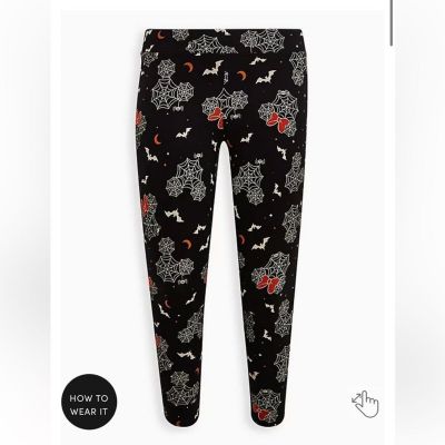 Torrid Disney Mickey Mouse Halloween Full Length Legging Size 3X NWT