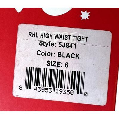 SPANX TIGHTS RHL High Waist Tights Style # 5J841 Black Women Size 6 Plus Size Pa