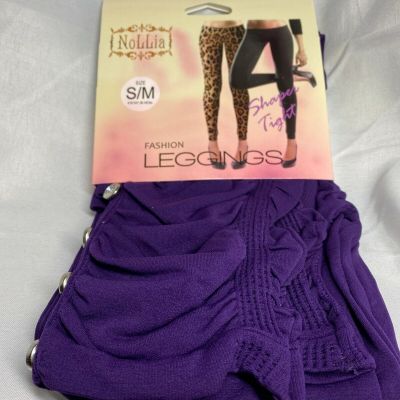 Nollia Womens S/M Fashion Leggings size S/M Purple