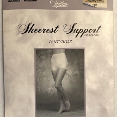 Paul MIlan Sheerest Support PantyHose LONG Color BONE Control Top Sandalfoot P15