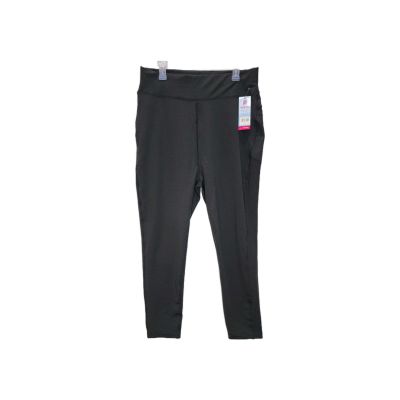 Pop Fit Womens Black High Rise Leggings Size 4XL With Pockets POP1010-10