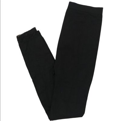 Plus Size Ultra High-Waist Shaping Leggings Seamless Size: E-F Black Lane Bryant