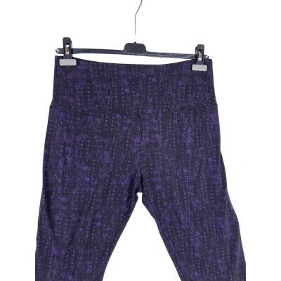 Style & Co. Womens Size Large Yoga Leggings Black Purple