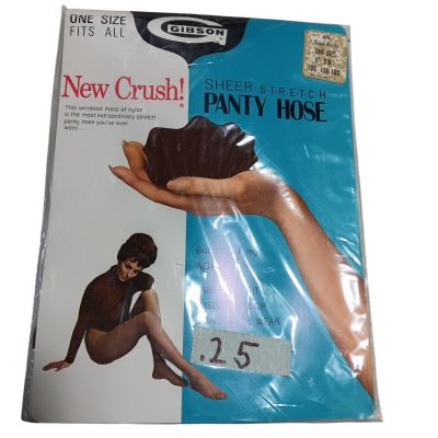 Gibson Sheer Stretch Panty Hose One Size Sandrift 55