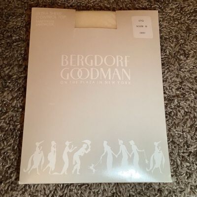 Bergdorf Goodman ultra sheer control top pantyhose, color ivory, size: B
