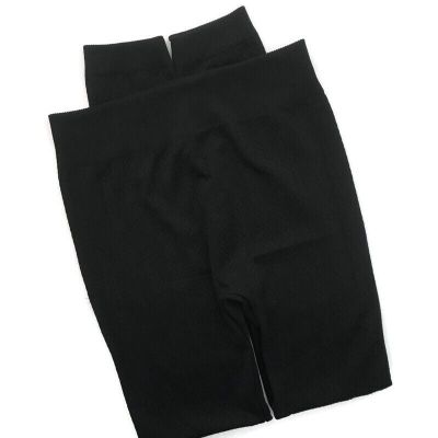 Lane Bryant Plus Size A/B Leggings Textured Soft Stretchy Solid Black