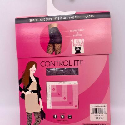 1 Maidenform Control It! Firm Control Lace Capri Shaping Tights-XLARGE-Chocolate