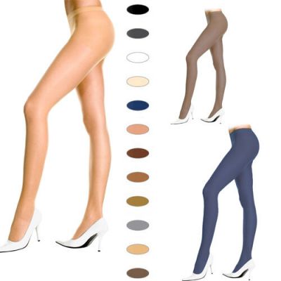 Women's Holiday Solid Ribbed Solid Opaque Tights Stocking Pantyhose Costume OS