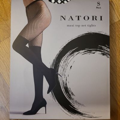 New Natori Maxi Top Net Tights, NTN02246, Black,  Size S
