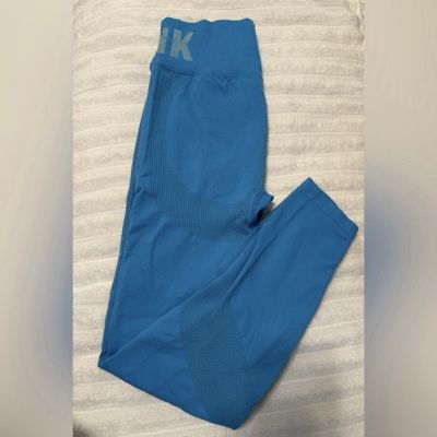 Victorias Secret PINK Women’s Bright Blue Seamless Leggings Size M