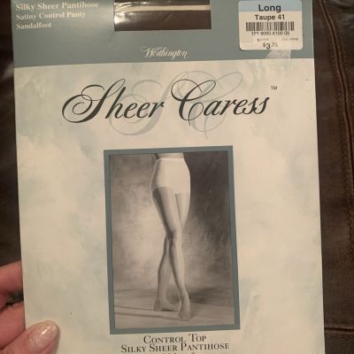 JCPenney Worthington Sheer Caress Pantyhose Long Tall Taupe NEW In Original Pkg.