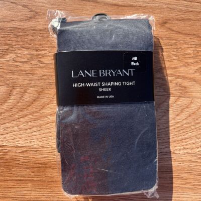 Lane Bryant High-Waist Shaping Tight Sheer Black Size A/B NEW