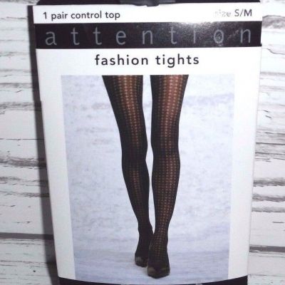 New Women's Attention Control Top Fashion Polkadot Tights Size S/M Stockings