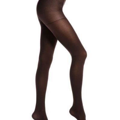 HUE WOMEN'S SUPER OPAQUE CONTROL TOP TIGHTS, MADE IN USA