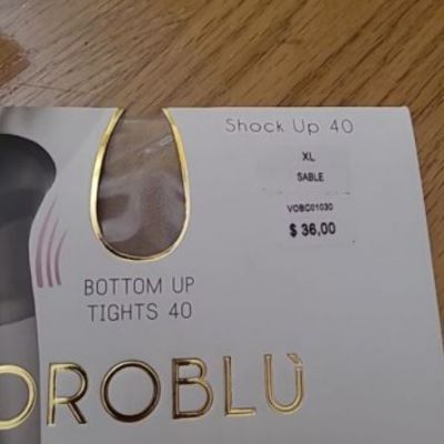 Oroblu Shock Up 40 Bottom Up Tights. Choose Size/Color