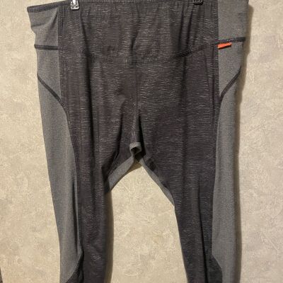 Nike Dri-Fit One Luxe Women's Plus Size 3X Mid-Rise Leggings Gray DJ6746