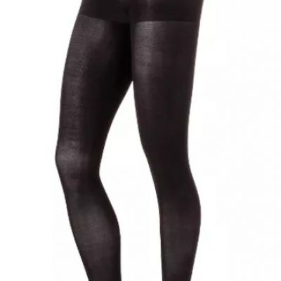 Hanes Premium 2pk Womens L Black Opaque Shaping Panty Tights Hoisery 025060717