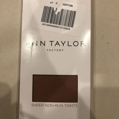 Ann Taylor Control Top Sheer Non Run Tights Size S