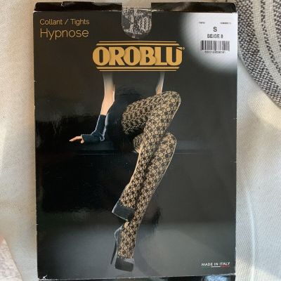 Oroblu Hypnose Collant Tights Made In Italy Stockings - Beige S