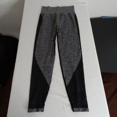 PINK Victoria’s Secret Gray Seamless Athletic Leggings M Stretch Booty New Style