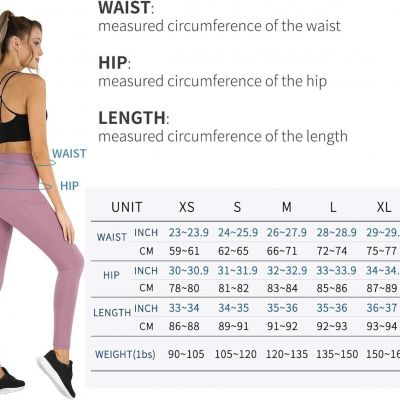 High-waisted yoga pants, workout leggings with pockets, tummy control