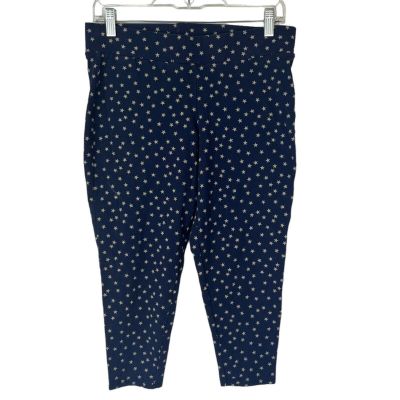 Torrid Womens Capri Leggings Pants Blue Tan Stars Patriotic Size 1X