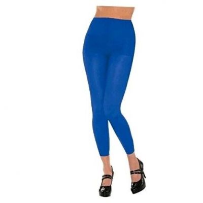 FOOTLESS TIGHTS  Royal BLUE Adult Size 5'4
