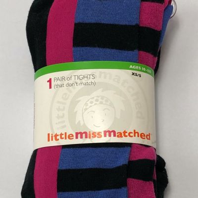 Little Miss Matched Pair of Tights Women Multicolor Size X-Small Small