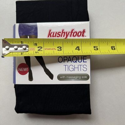 Kushyfoot Opaque Tights Black M 115-165LB WT 5'0