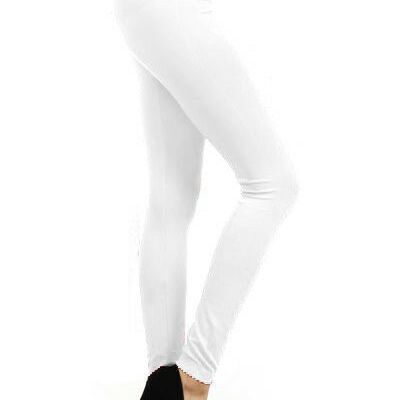 Buttery Soft Long Leggings Solid Plain Butter Womens Stretch Tall Curvy OS TC