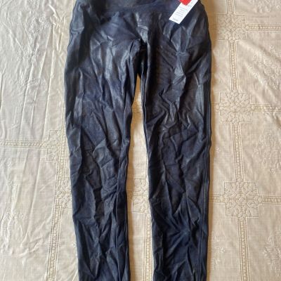 SPANX Leggings Pants Womens Size XL Extra Large Black Faux Leather  A278540 NWT