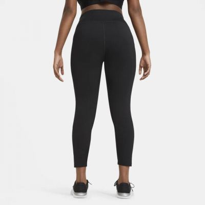 Nike One Womens Mid Rise Dri Fit Training Fashion Tights Black 3X $55